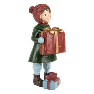 Clayre &amp; Eef   | Kerstdecoratie Kind Groen Rood 5x5x12 cm | 6PR5722
