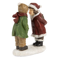 Clayre &amp; Eef   | Kerstdecoratie Kinderen Rood Groen 9x6x12 cm | 6PR5726