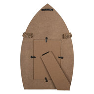Clayre &amp; Eef   | Fotolijst Wit Blauw 20x2x32 cm / 10x15 cm | 2F1225