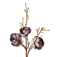 Clayre &amp; Eef   | Decoratie tak met bloemen Paars Bruin 20x20x106 cm | 5PL0169BL