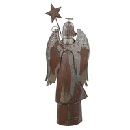 Clayre &amp; Eef   | Decoratie Engel Bruin Grijs 48x18x133 cm | 5Y1331