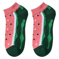 Clayre &amp; Eef   | Sokken Roze Groen 36-41 | JZSSK0002