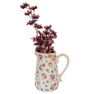 Clayre &amp; Eef   | Decoratieve Schenkkan Beige Roze 21x15x23 cm | 6CECFL0002L