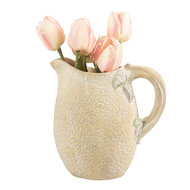 Clayre &amp; Eef   | Decoratieve Schenkkan Geel Groen 20x15x20 cm | 6TE0576