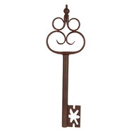Clayre &amp; Eef   | Decoratie Sleutel Bruin 17x3x54 cm | 6Y5851