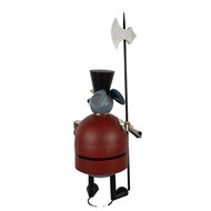 Clayre &amp; Eef   | Decoratie Muis Grijs Rood 50x37x127 cm | 5Y1375