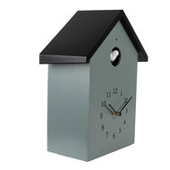 Clayre &amp; Eef   | Wandklok Groen Zwart 20x10x26 cm / 3xAA | 6KL0838GR
