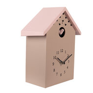 Clayre &amp; Eef   | Wandklok Roze 20x10x26 cm / 3xAA | 6KL0840