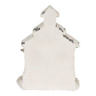 Clayre & Eef | Kerstdecoratie Kind met Kerstboom met LED Wit Groen 16x9x21 cm | 6PR5371