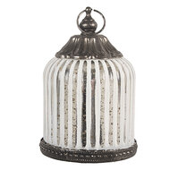 Clayre &amp; Eef   | Decoratie met LED Wit &oslash; 8x12 cm / 2xAAA | 6GL5228