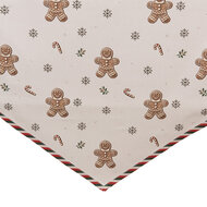 Clayre &amp; Eef   | Tafelloper Beige Bruin 50x160 cm | CGM65