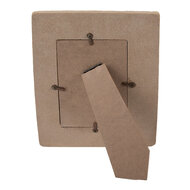 Clayre & Eef | Fotolijst Bruin Beige 18x2x23 cm / 10x15 cm | 2F1296