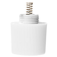 Clayre &amp; Eef   | Kaars met LED set van 2 Grijs &oslash; 2x25 cm / 2xAAA | 6CA0002G