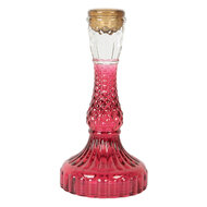 Clayre &amp; Eef   | Kandelaar Roze &oslash; 9x17 cm | 6GL5345