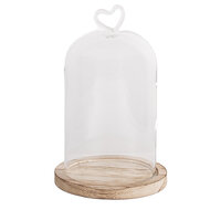 Clayre &amp; Eef   | Stolp Transparant &oslash; 12x19 cm | 6GL5359