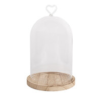 Clayre &amp; Eef   | Stolp Transparant &oslash; 14x22 cm | 6GL5360