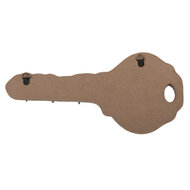 Clayre &amp; Eef   | Sleutelrekje Bruin Wit 30x4x14 cm | 6H2430
