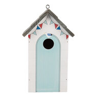 Clayre &amp; Eef   | Vogelhuis Wit Grijs 15x10x22 cm | 6H2441