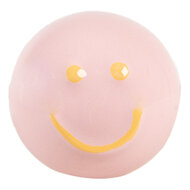 Clayre &amp; Eef   | Deurknop Roze Geel &oslash; 4x4 cm / S3 cm | 66271