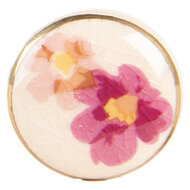 Clayre &amp; Eef   | Deurknop Beige Roze &oslash; 3x3 cm / S3 cm | 66277
