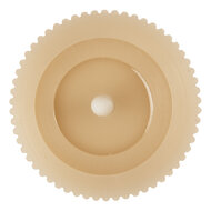Clayre &amp; Eef   | Kaars met LED Beige &oslash; 8x13 cm / 2xAA | 6CA0003BE