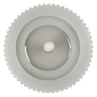 Clayre &amp; Eef   | Kaars met LED Grijs &oslash; 8x13 cm / 2xAA | 6CA0003G
