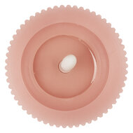 Clayre &amp; Eef   | Kaars met LED Roze &oslash; 8x13 cm / 2xAA | 6CA0003P