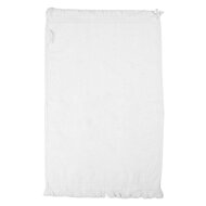 Clayre &amp; Eef   | Gastendoekje Wit Bruin 40x66 cm | CTRFL-1
