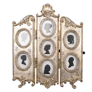 Clayre & Eef | Fotolijst Zilverkleurig 19x2x23 cm / 4x5 cm (7) | 2F1323