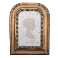 Clayre & Eef | Fotolijst Goudkleurig 16x2x21 cm / 10x15 cm | 2F1339