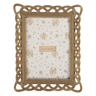 Clayre &amp; Eef   | Fotolijst Goudkleurig 18x3x23 cm / 13x18 cm | 2F1350M