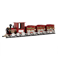Clayre & Eef | Decoratie Trein Rood 58x12x14 cm | 5Y1299
