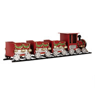 Clayre & Eef | Decoratie Trein Rood 58x12x14 cm | 5Y1299