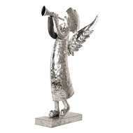 Clayre & Eef | Decoratie Engel Zilverkleurig 30x15x50 cm | 5Y1300