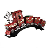 Clayre & Eef | Decoratie Trein Rood 108x18x44 cm | 5Y1303