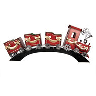 Clayre & Eef | Decoratie Trein Rood 108x18x44 cm | 5Y1303