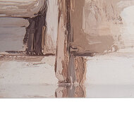 Clayre & Eef | Wanddecoratie Beige Roze 51x3x51 cm | 66266