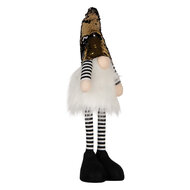 Clayre & Eef | Decoratie Beeld Kabouter met LED Goudkleurig 8x12x56 cm | 66327