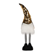 Clayre & Eef | Decoratie Beeld Kabouter met LED Goudkleurig 8x12x56 cm | 66327