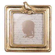 Clayre & Eef | Fotolijst Goudkleurig 10x2x11 cm / 8x8 cm | 2F1328