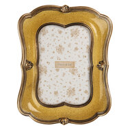Clayre &amp; Eef   | Fotolijst Goudkleurig Bruin 17x3x21 cm / 10x15 cm | 2F1346