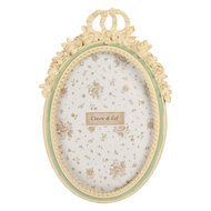 Clayre & Eef | Fotolijst Beige Groen 16x3x23 cm / 13x18 cm | 2F1363M
