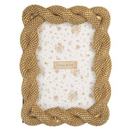 Clayre &amp; Eef   | Fotolijst Goudkleurig 14x2x19 cm / 10x15 cm | 2F1374S