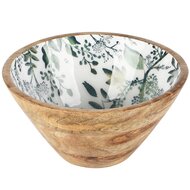 Dekoratief | Bowl &#039;Twigs Around&#039;, hout/email, 20x20x10cm | A258031
