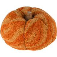 Dekoratief | Deco pompoen, oranje/naturel, stof/hout, 20x20x5cm | A258109