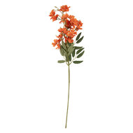 Clayre &amp; Eef   | Decoratie tak met bloemen Oranje Groen 10x10x72 cm | 5PL0191O