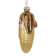 Clayre &amp; Eef   | Kersthanger Goudkleurig Geel &oslash; 4x10 cm | 6GL5259