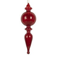 Clayre &amp; Eef   | Kerstbal Rood &oslash; 5x17 cm | 6GL5288