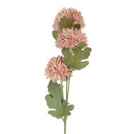 Clayre &amp; Eef   | Decoratie tak met bloemen Roze Groen 10x8x64 cm | 6PL0397P