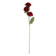 Clayre &amp; Eef   | Decoratie tak met bloemen Rood Groen 10x8x64 cm | 6PL0397R